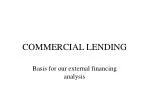 COMMERCIAL LENDING - slide 1