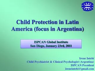 Child Protection in Latin America (focus in Argentina)