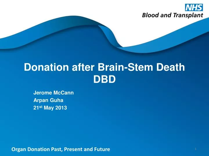 donation after brain stem death dbd