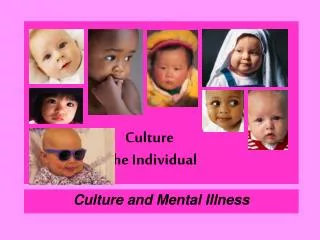 Culture and the Individual