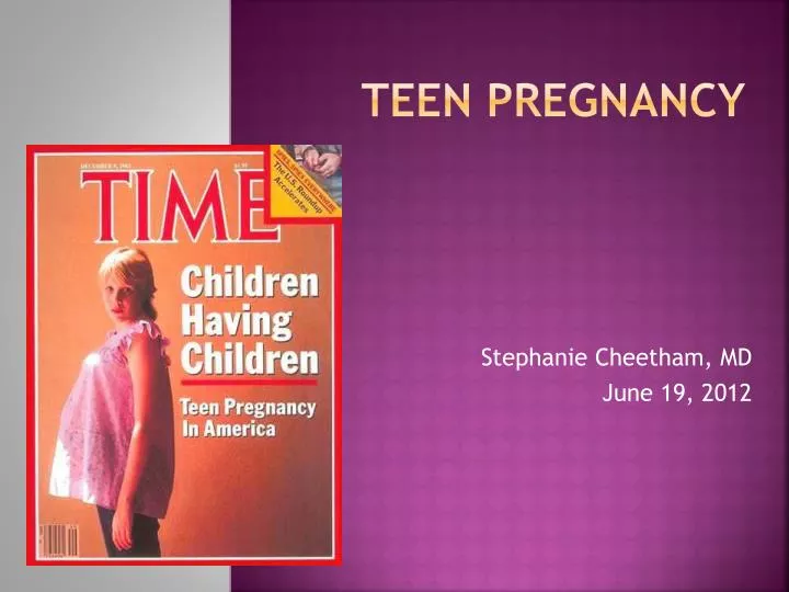 teen pregnancy