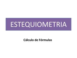 estequiometria
