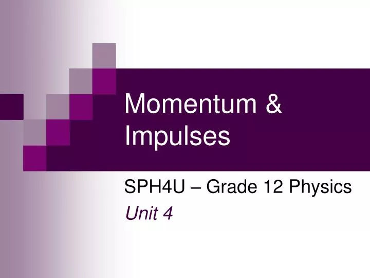 momentum impulses