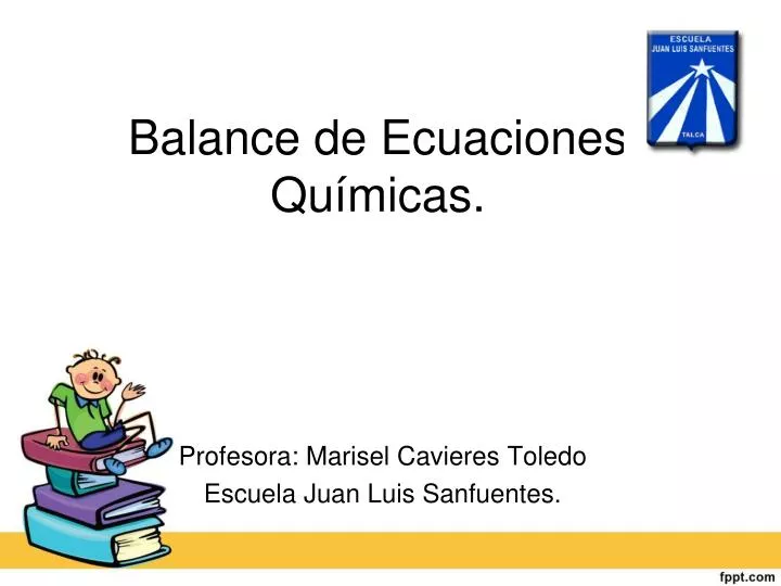 balance de ecuaciones qu micas