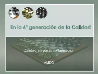 calidad en para la planeaci n amdg