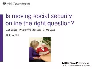Is moving social security online the right question?