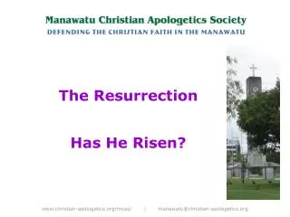 The Resurrection Has He Risen?