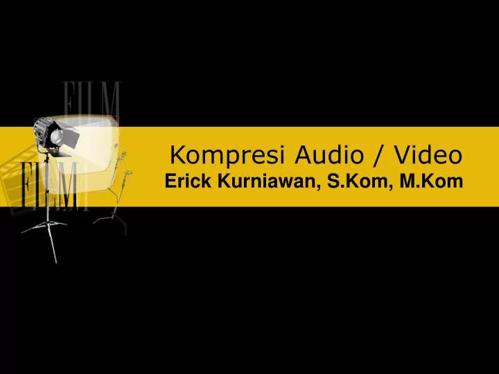 kompresi audio video