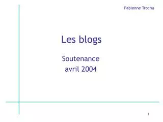 les blogs