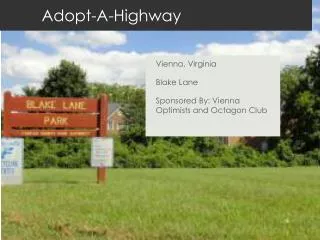 Adopt-A-Highway