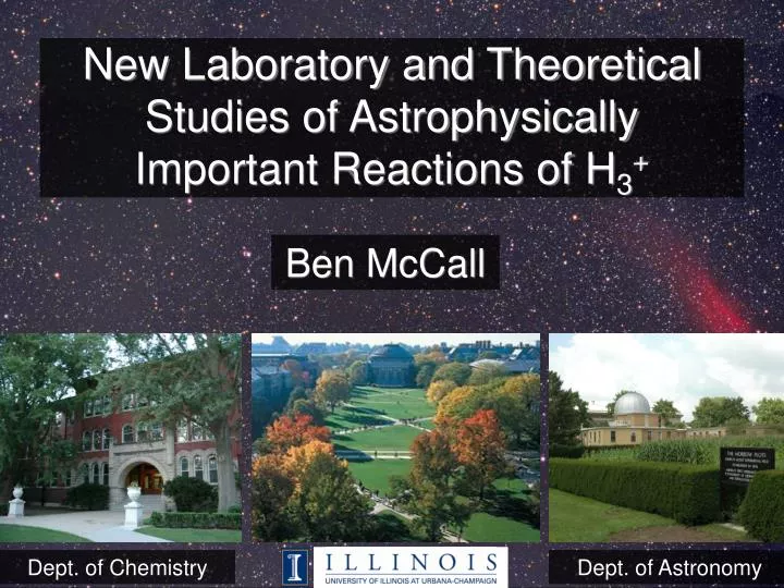 new laboratory and theoretical studies of astrophysically important reactions of h 3