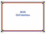 PPT - An Introduction to GUI’s in Java PowerPoint Presentation, free ...