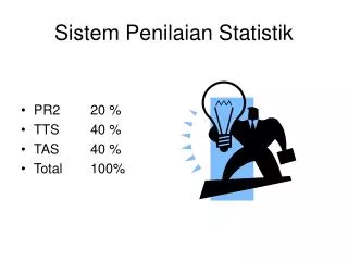 sistem penilaian statistik