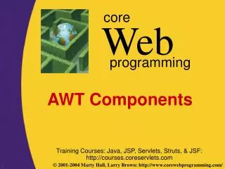 AWT Components