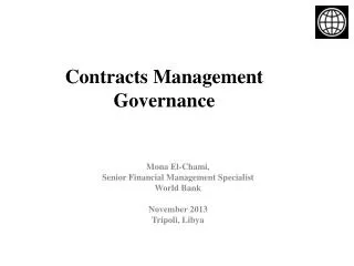 Contracts Management Governance