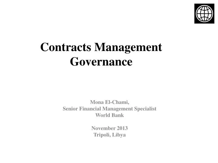 contracts management governance