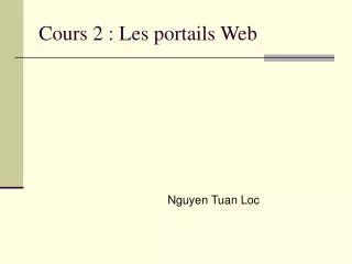 cours 2 les portails web