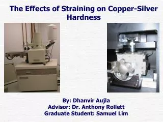 The Effects of Straining on Copper-Silver Hardness