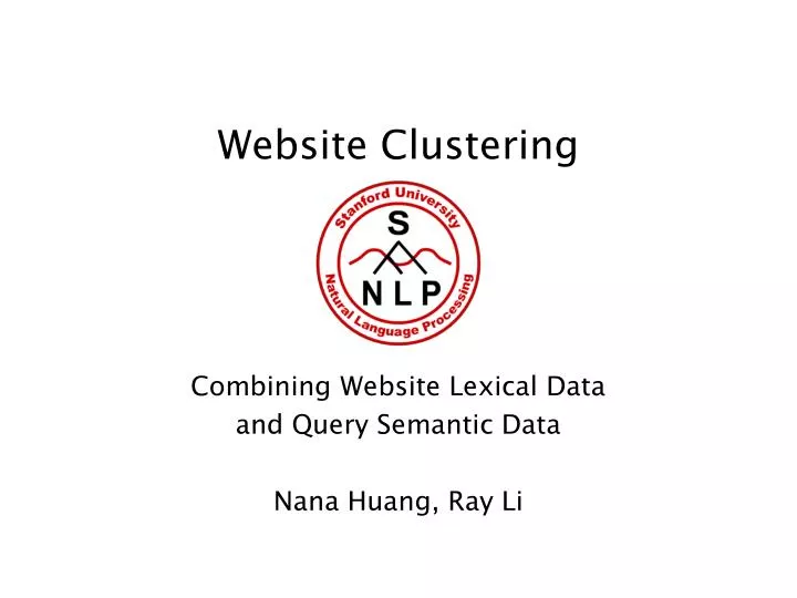 website clustering