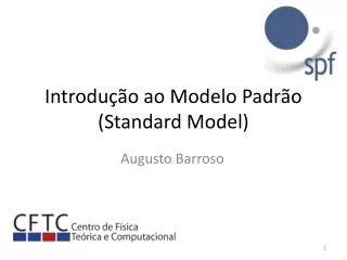introdu o ao modelo padr o standard model
