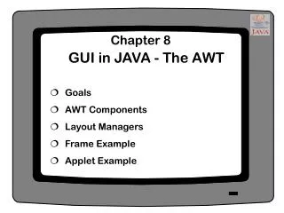GUI in JAVA - The AWT
