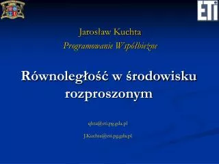 jaros aw kuchta programowanie wsp bie ne