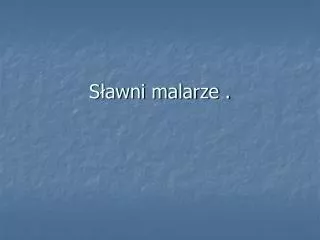 s awni malarze