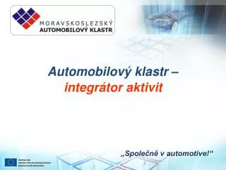 automobilov klastr integr tor aktivit