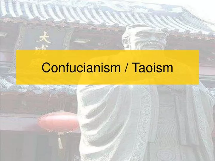confucianism taoism