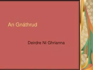 an gn thrud