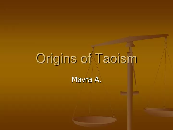 origins of taoism