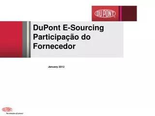 dupont e sourcing participa o do fornecedor