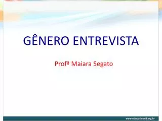 g nero entrevista
