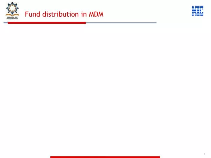 fund distribution in mdm