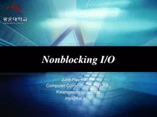 nonblocking i o
