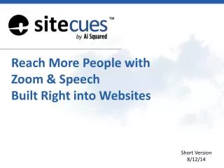 Reach More People with Zoom &amp; Speech Built Right into Websites