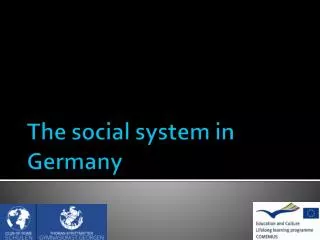 The social system in Germany
