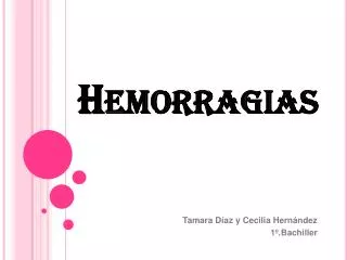 hemorragias