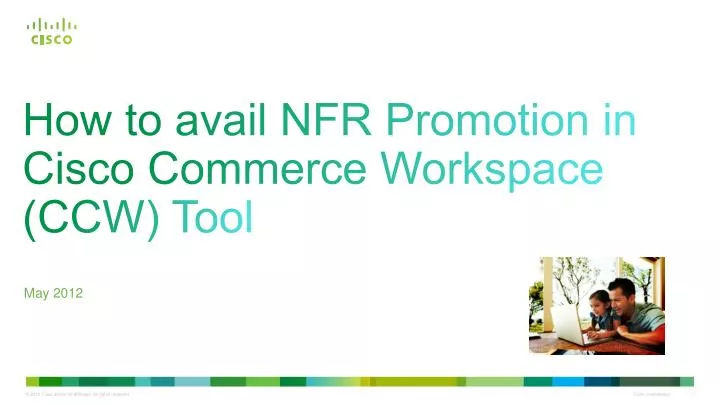 how to avail nfr promotion in cisco commerce workspace ccw tool