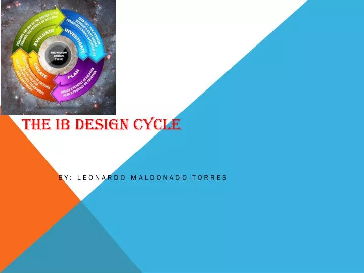the ib design cycle