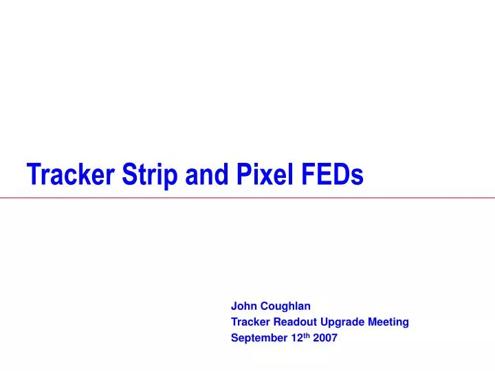 tracker strip and pixel feds