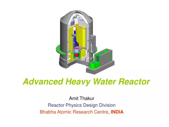advanced heavy water reactor