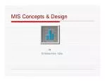 MIS Concepts &amp; Design - slide 1