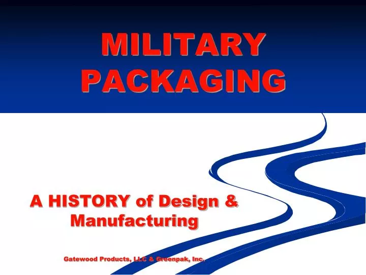 military packaging
