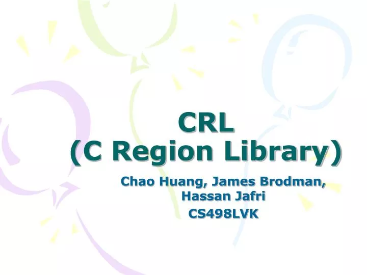 crl c region library