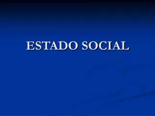 estado social