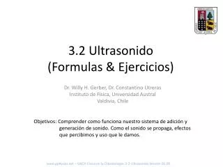 3 2 ultrasonido formulas ejercicios