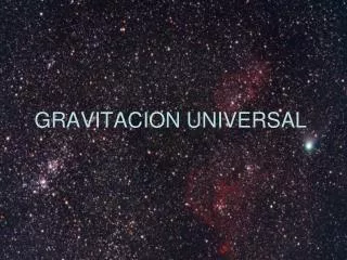 gravitacion universal