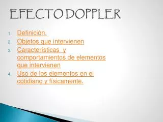 efecto doppler