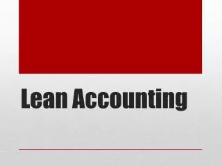 Lean Accounting